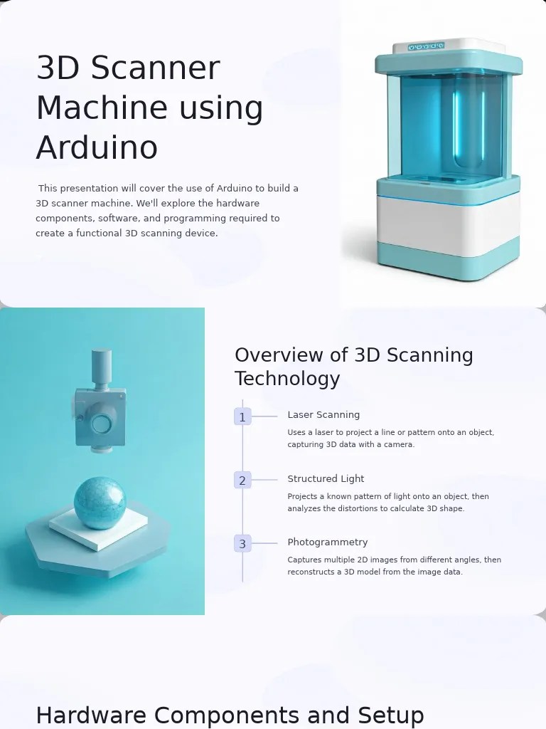 3D Scanner Machine Using Arduino | PDF