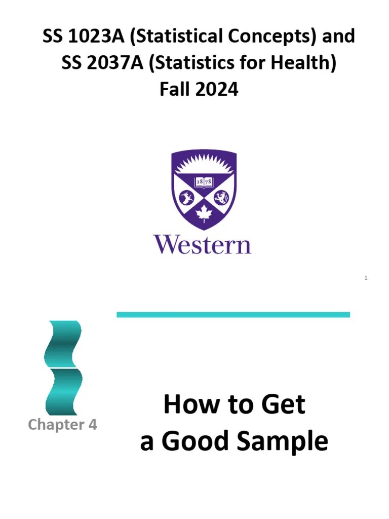 Chapter4_part1 | PDF | Sampling (Statistics) | Experiment
