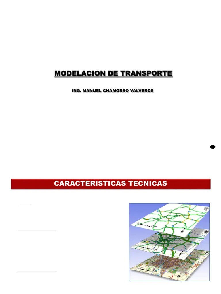 Modelacion De Transporte | PDF | Transporte | Transporte Público