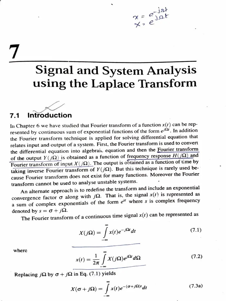 Laplace Transform Introduction | PDF | Laplace Transform | Fourier ...