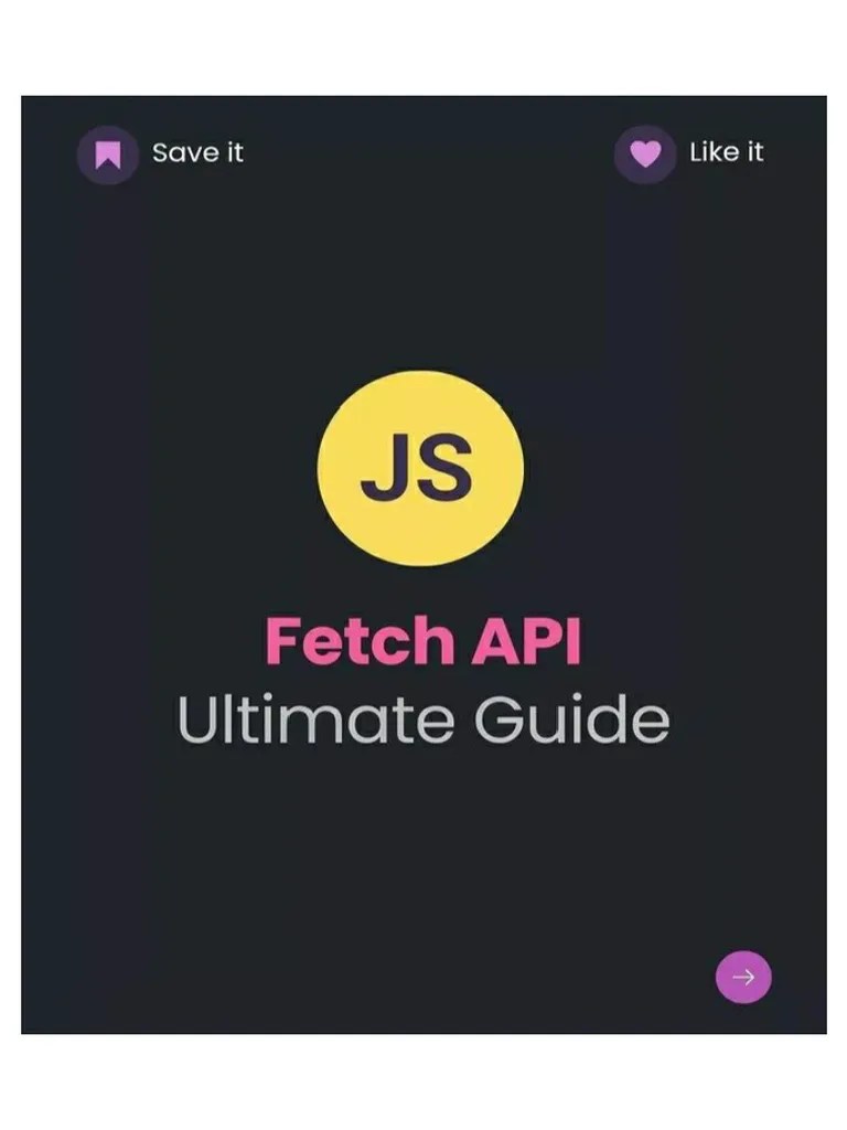 Fetch API Ultimate Guide | PDF
