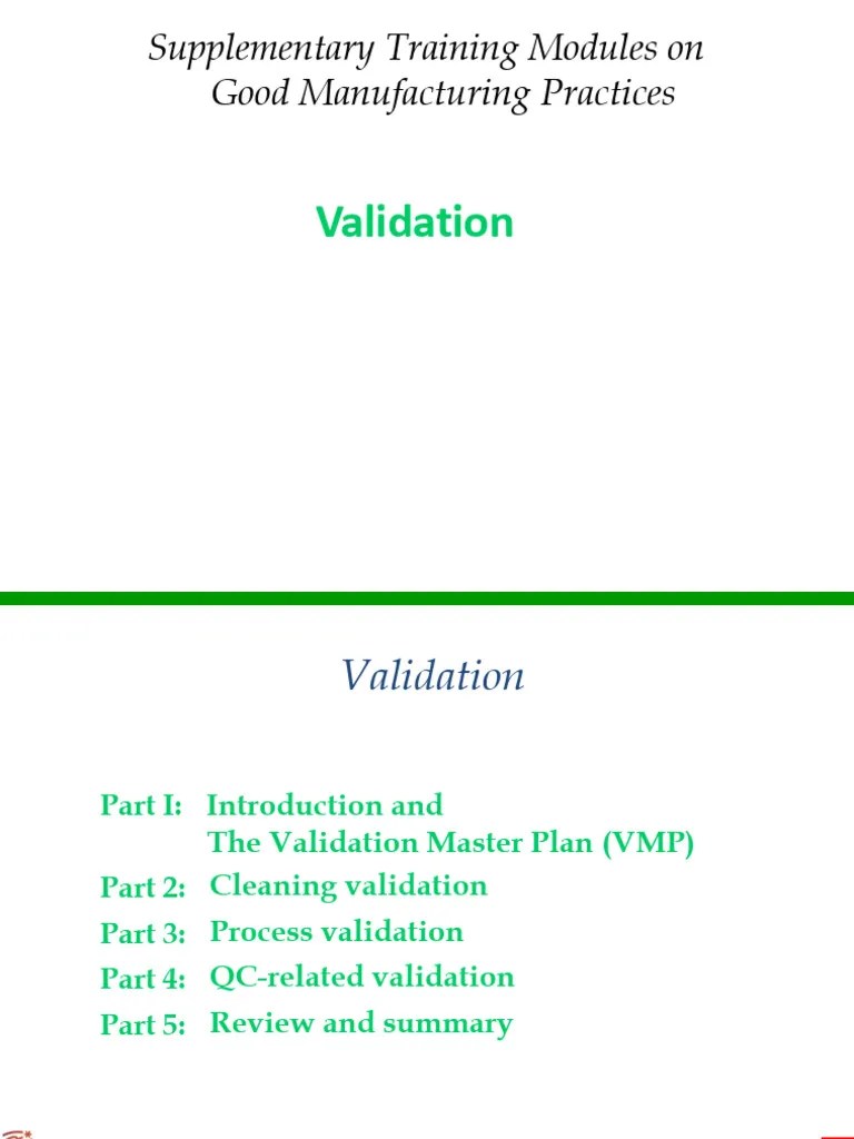 Gmp Validation | PDF