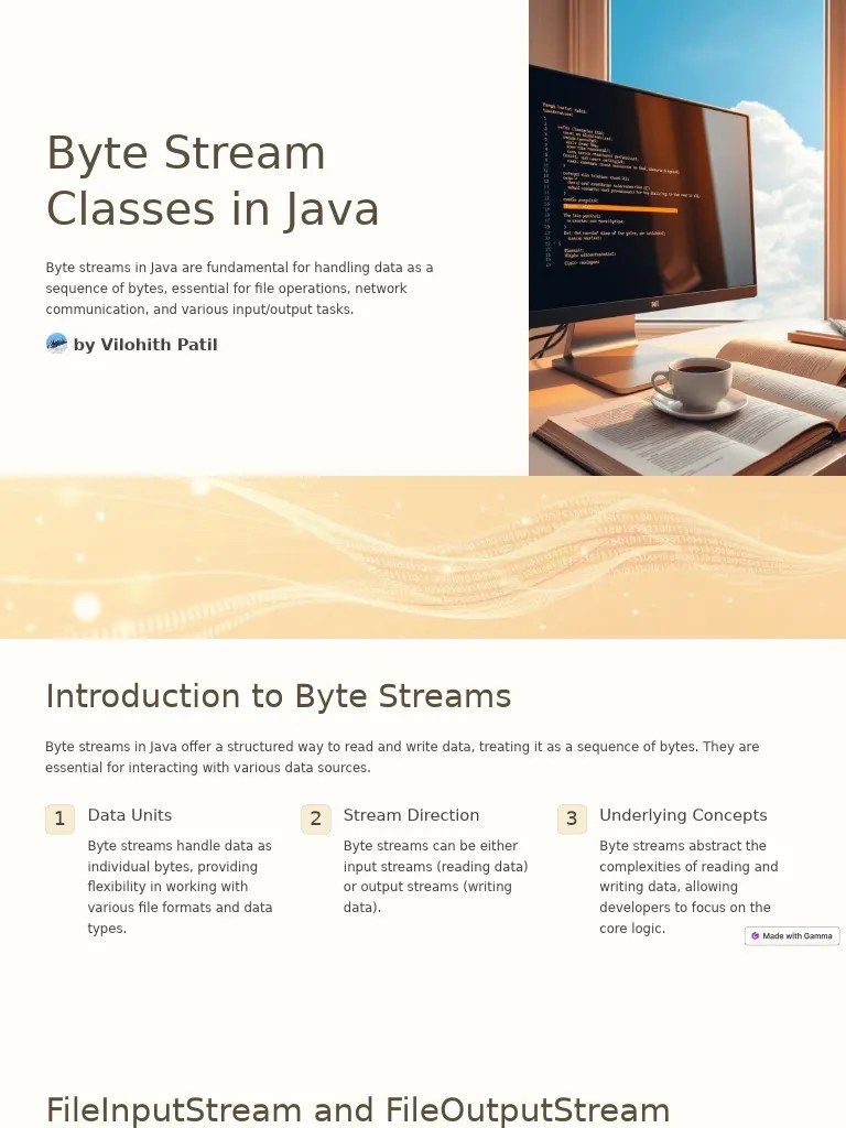 Byte Stream Classes In Java Pdf - Classic 8K Minimal Pictures | Free Download