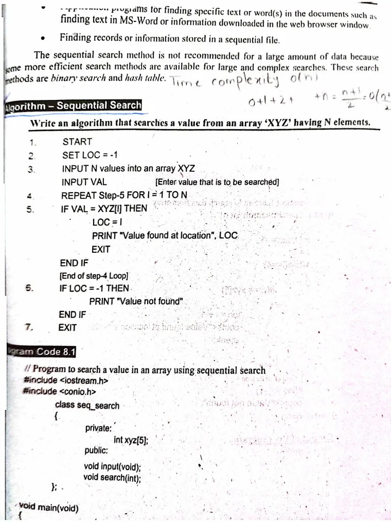Searching Sorting Algorithm | PDF