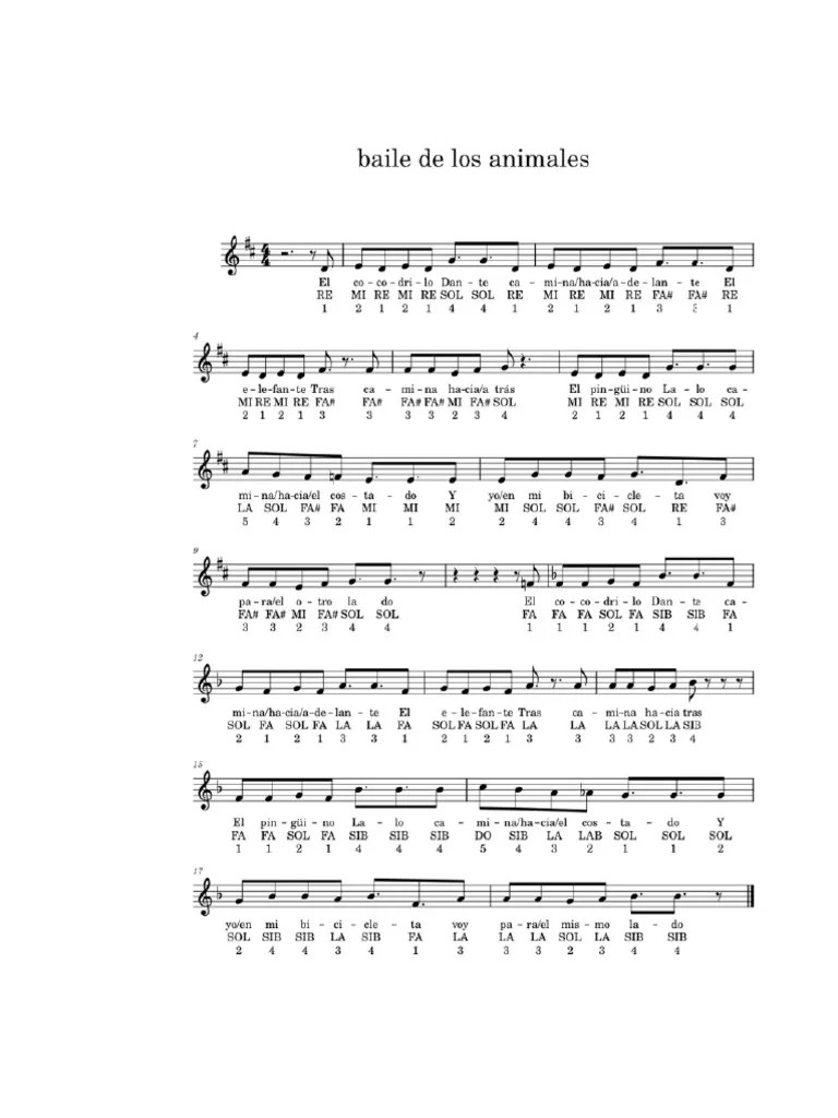 Baile De Los Animales | PDF
