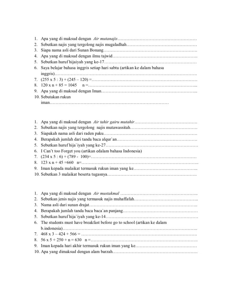 O2z1qpv dan 183 orang menganggap jawaban ini . Apa Yang Di Maksud Dengan Air Mutanajis Pdf