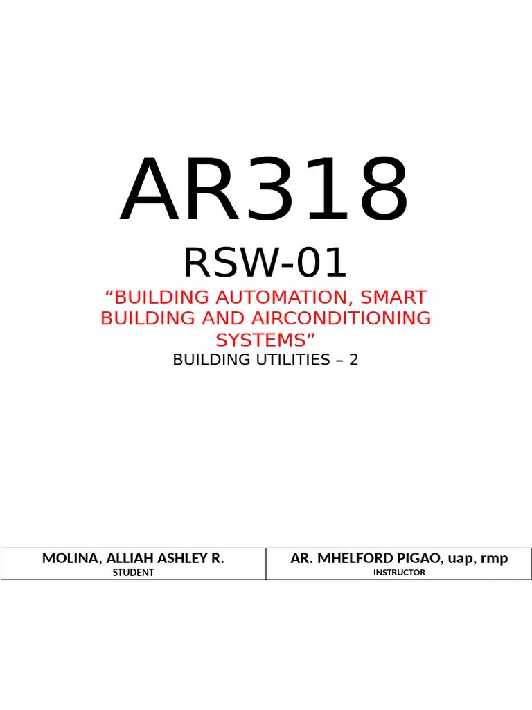 Building Automation Systems | PDF | Air Conditioning | Building Automation