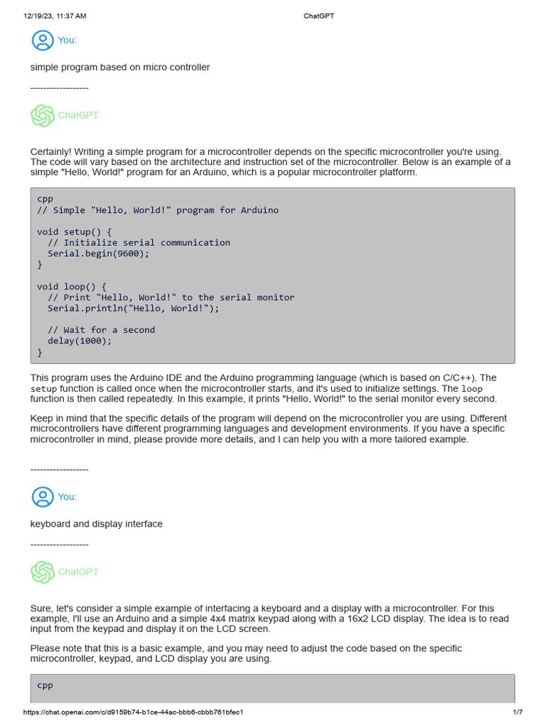 ChatGPT -unit -5 | PDF | Automation | Arduino