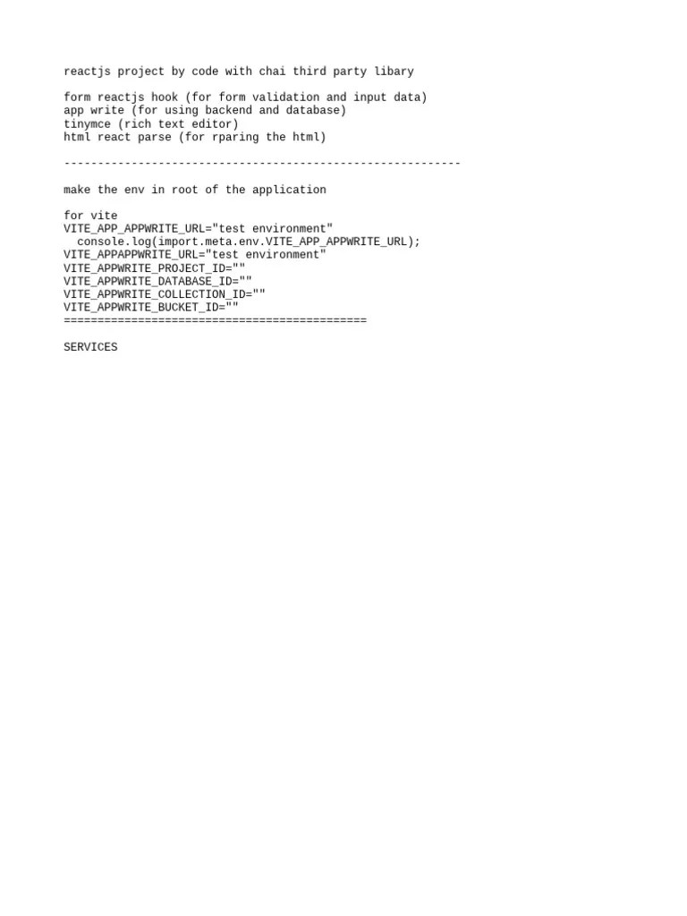 Reactjs Project By Code With Chai | PDF