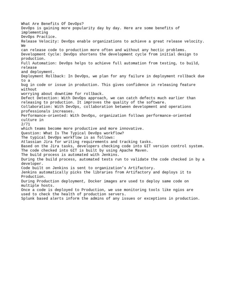DevOps Workflow | PDF