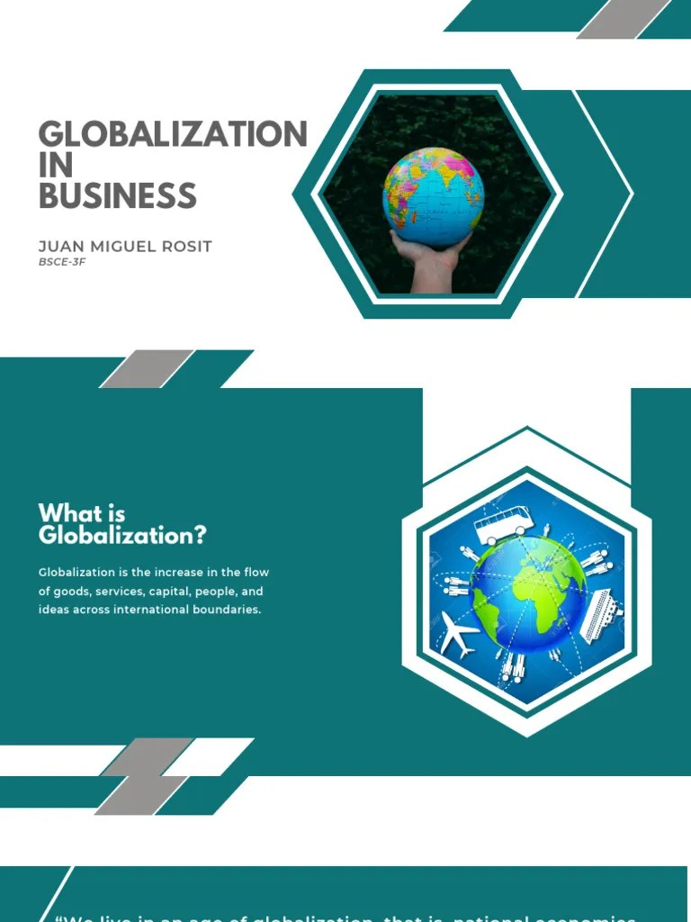 Globalization In Business | PDF | Macroeconomics | Gross Domestic Product