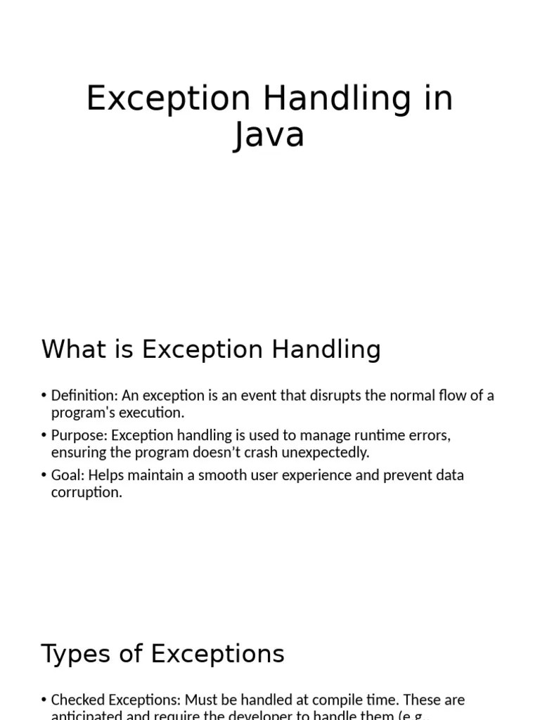 Unit 4 Exception Handling And Multithreading | PDF | Class (Computer ...