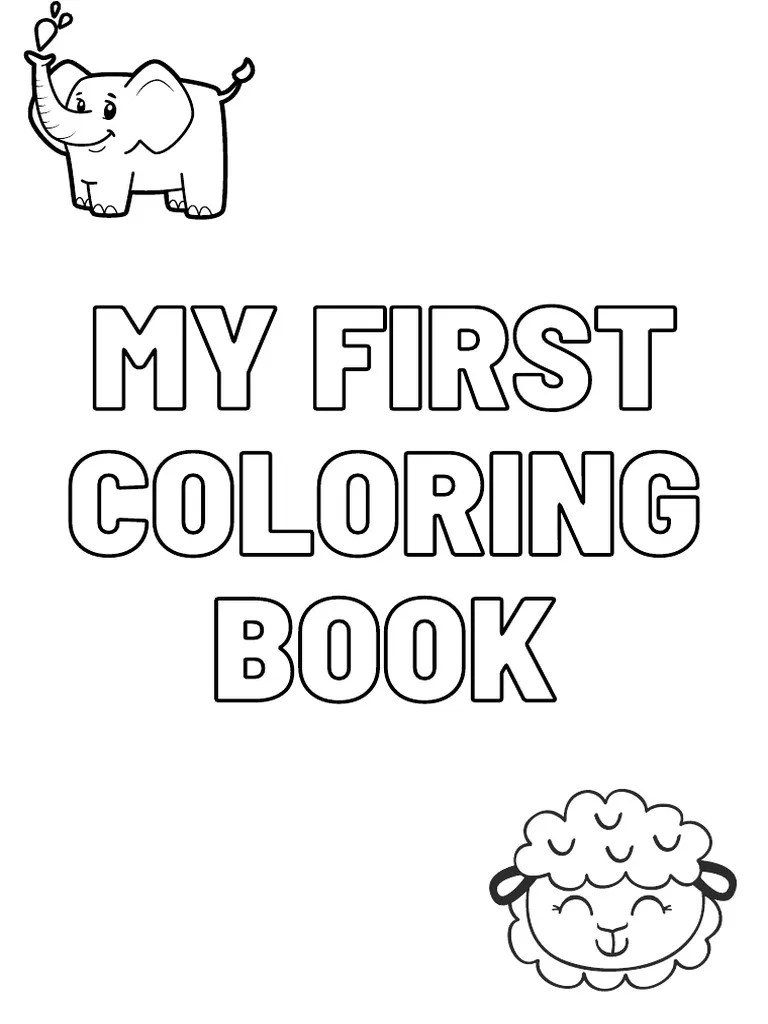 My First Coloring Book | PDF