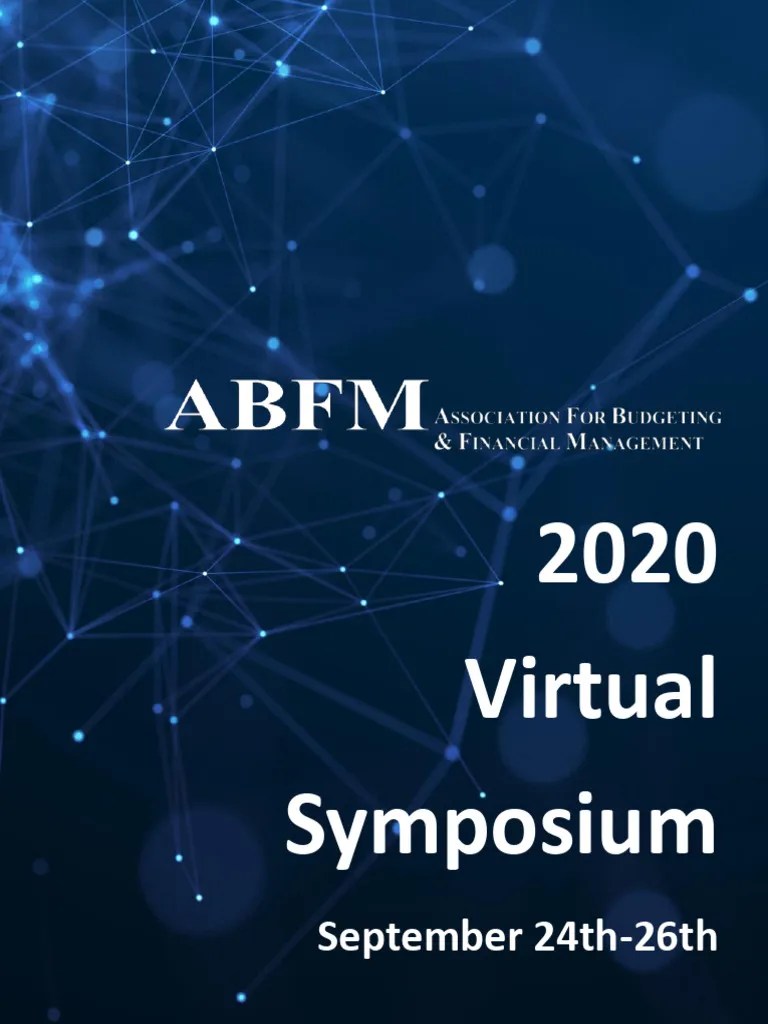 ABFM Conference Program 2020 | PDF | Economies