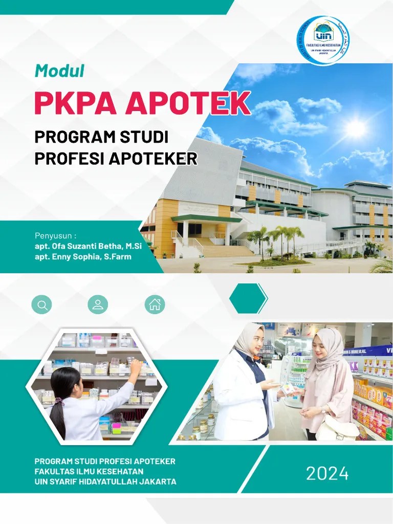 Modul Praktik Kerja Profesi Apoteker PKPA Apotek 2024 | PDF