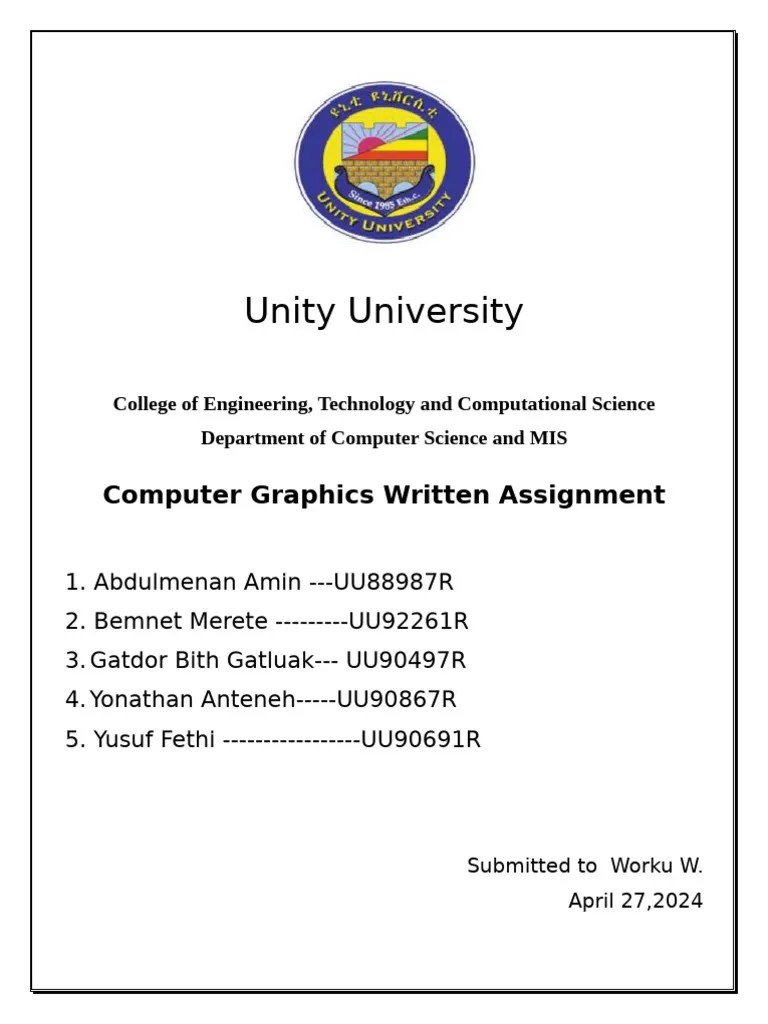 Computer Graphics Assignment | PDF | Liquid Crystal Display | Rgb Color Model