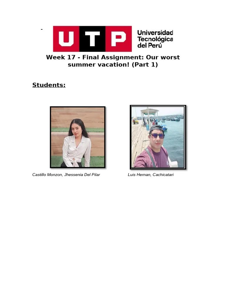 Week 17 - Final Assignment | PDF