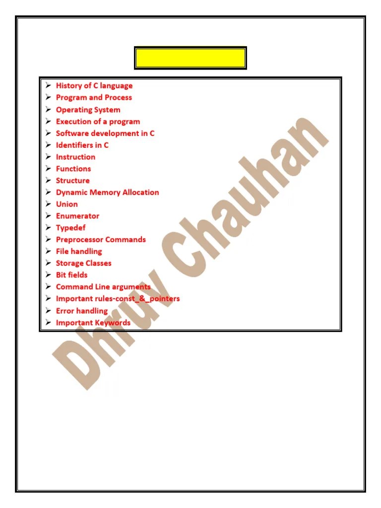 C Programmings | PDF | Pointer (Computer Programming) | Parameter (Computer Programming)