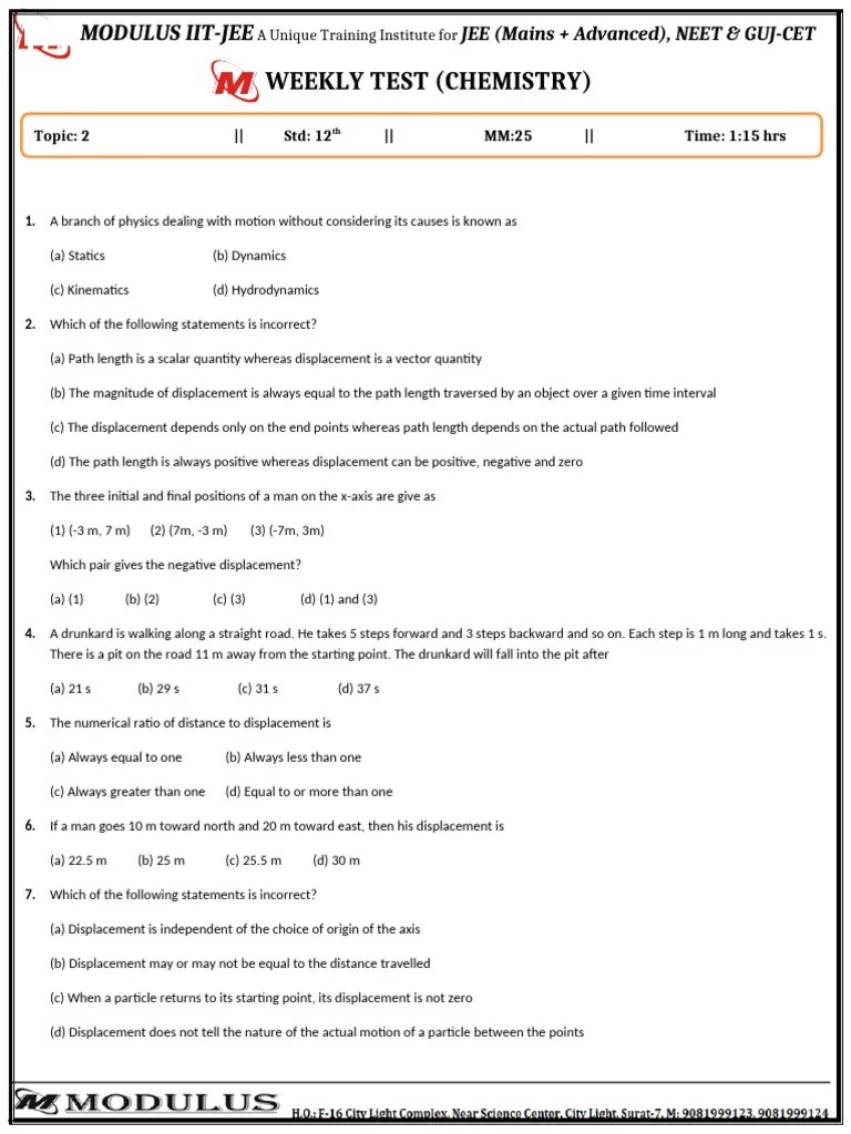 MOTION IN STRAIGHT LINE | PDF | Acceleration | Velocity