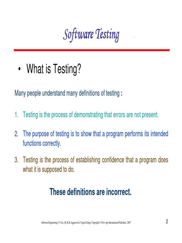 Unit 4 Software Testing | PDF | Software Testing | Software