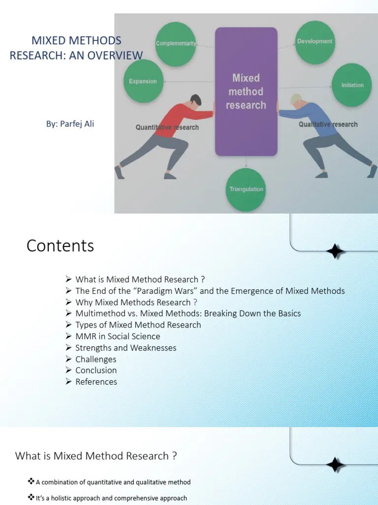 Mixed Methods | PDF | Qualitative Research | Quantitative Research
