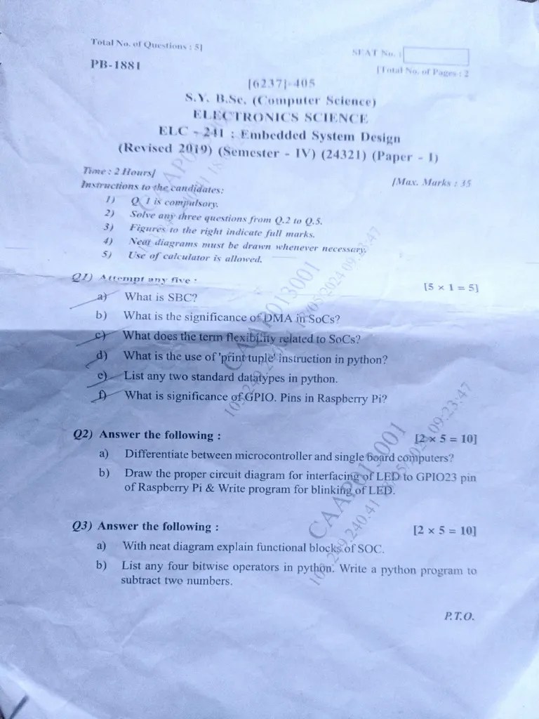 Embedded System | PDF | Electrical Engineering | Computer Engineering