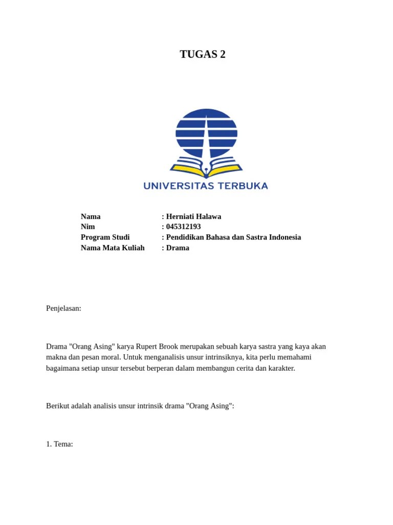 Tugas 2 Drama | PDF