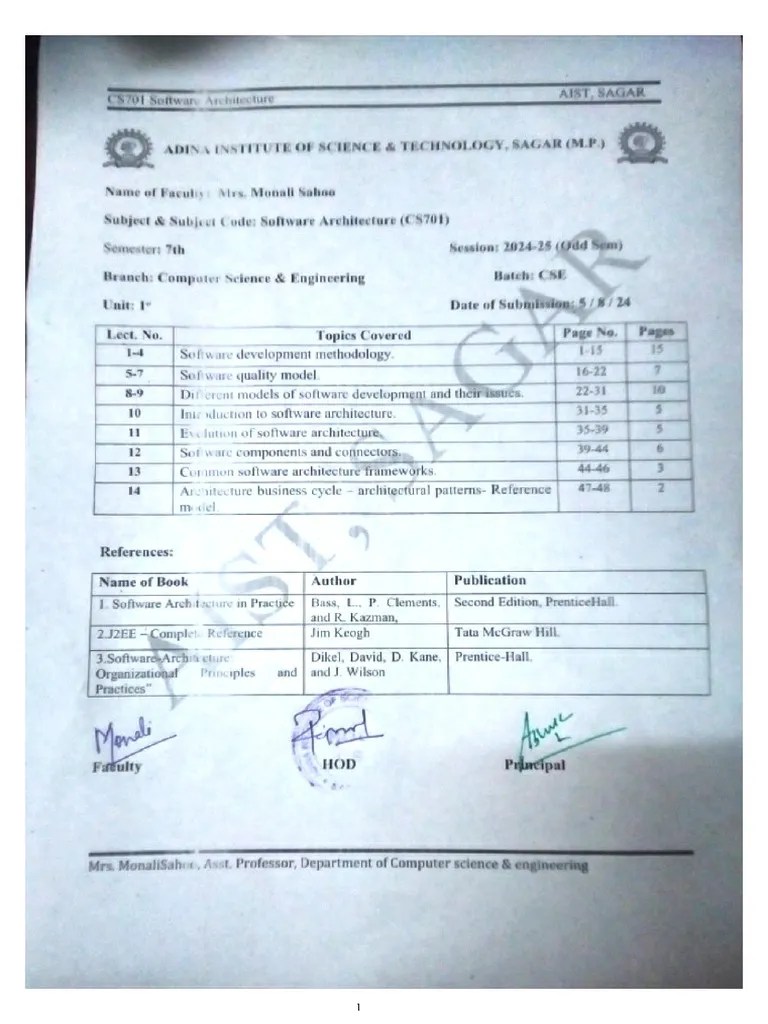 CS 701 SA UNIT - 1 | PDF | Software Development Process | Agile ...