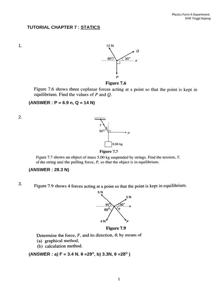 Tutorial Chapter 7-Student Answer | PDF