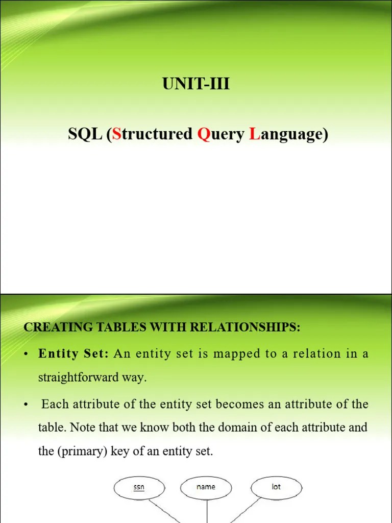 DBMS_UNIT_3_MINORS-part-1 | PDF | Computer Programming | Databases
