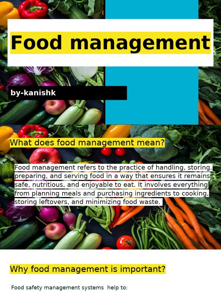 Food management