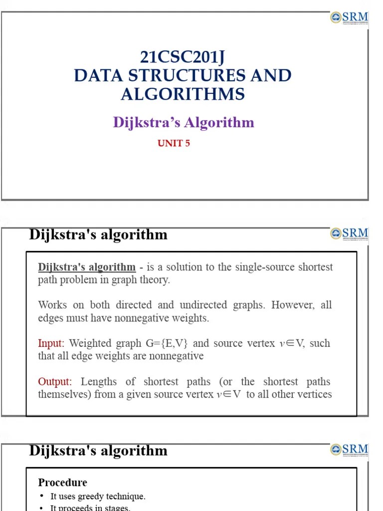 Dijikstras Algorithm.pptx | PDF | Visual Cortex | Combinatorics