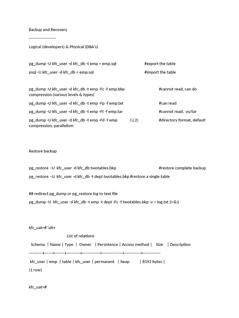 Backup And Recovery | PDF | Computer Programming | Software Design