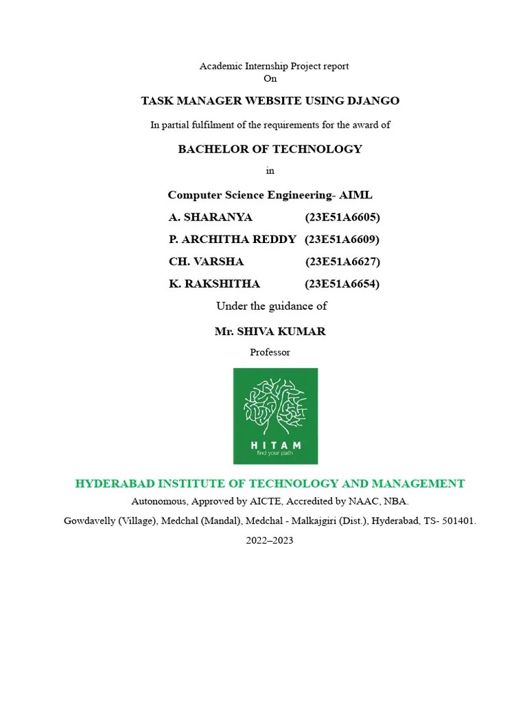 Django Task-Manager Documentation | PDF | Usability | Input/Output