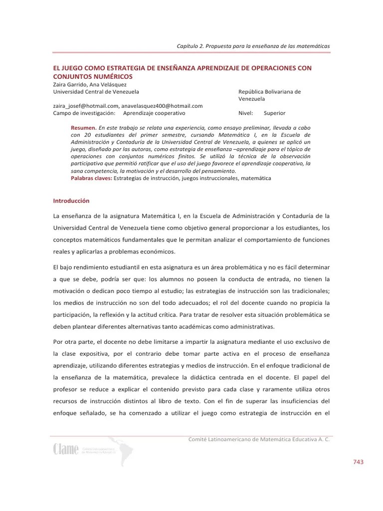 El Juego Como Estrategia De Ensenanza Ap | PDF | Enseñando | Maestros