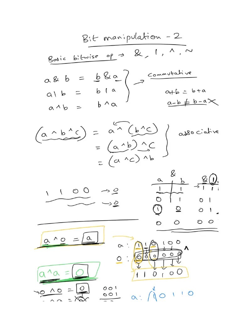 Bit_manipulation___2 | PDF