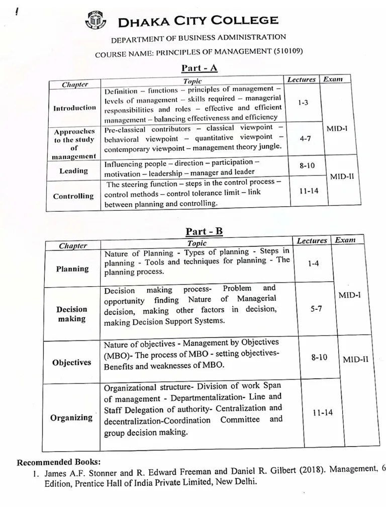 Semester 2 Syllabus | PDF