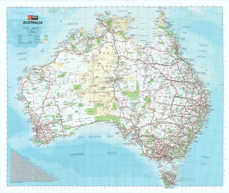 Australia Map PDF PDF 1