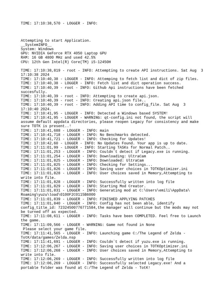 Logger | PDF | Graphics Processing Unit | Computing