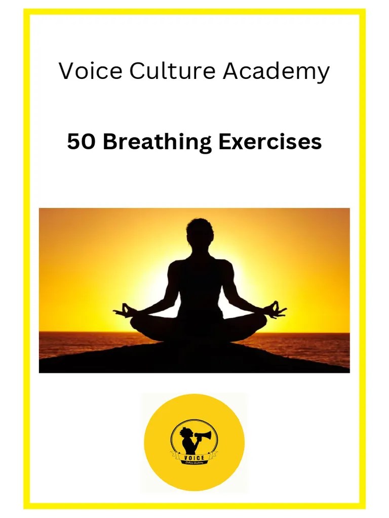 50 Breathing Exercises | PDF | Breathing | Exhalation