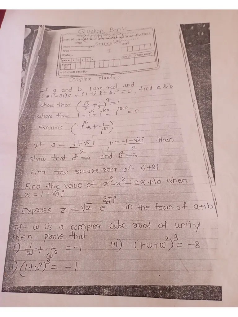 Maths Semester Pdf