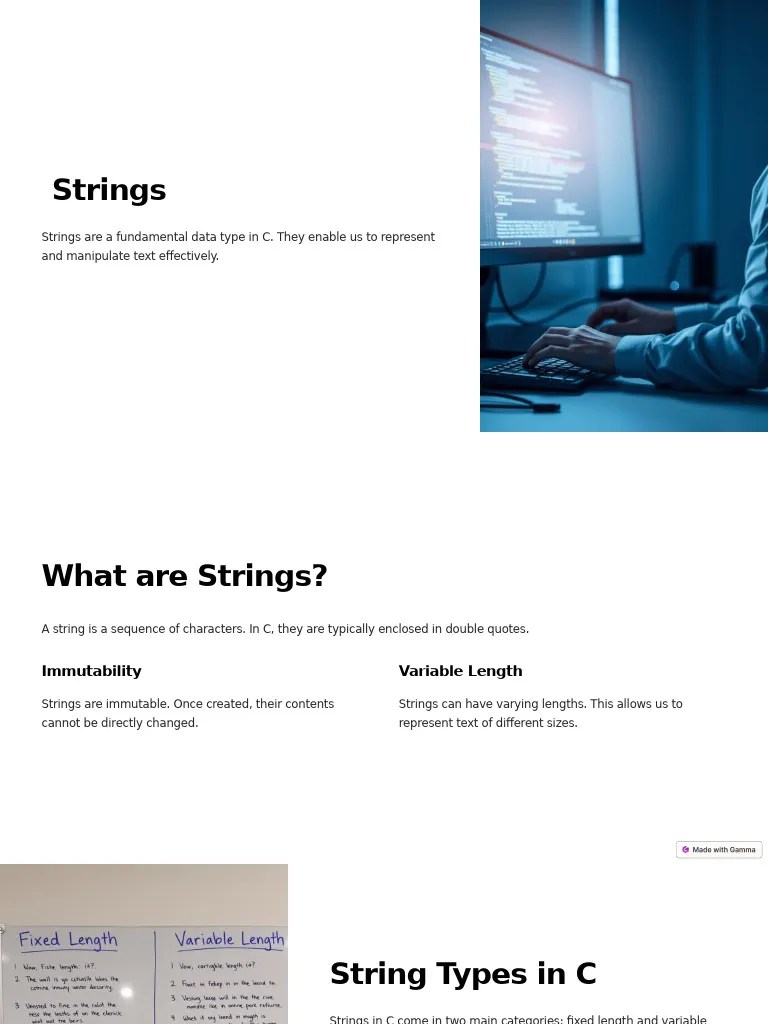 Strings | PDF | String (Computer Science) | Software Engineering