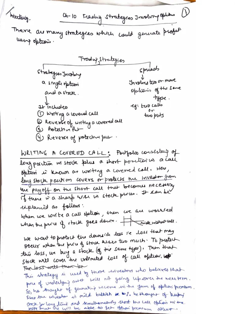 10 Trading Strategies Involving Options Pdf Option Finance - Premium Minimal Image Gallery - Full HD