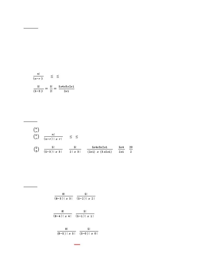Permutation And Combination | PDF