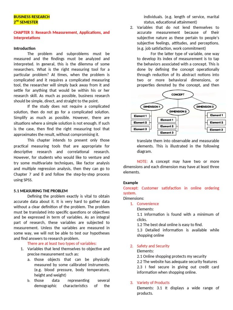BS-CHAPTER5 | PDF | Level Of Measurement | Statistics