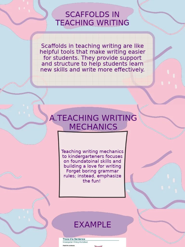 Scaffolding Writing - Copy | PDF | Behavior Modification | Cognitive Science