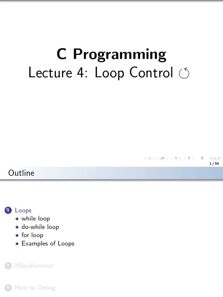 C Programming 4 | PDF | Computer Programming | Control Flow