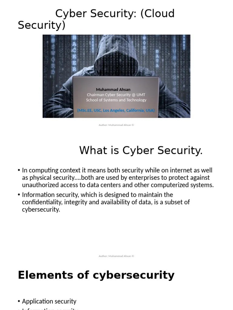 Basic Cyber Security And Cloud Security | PDF | Security | Computer Security