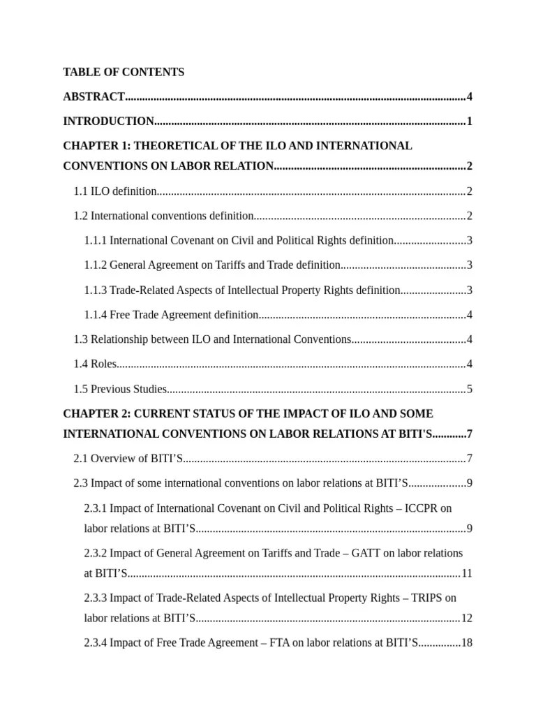 Ilo Pdf Employment International Labour Organization