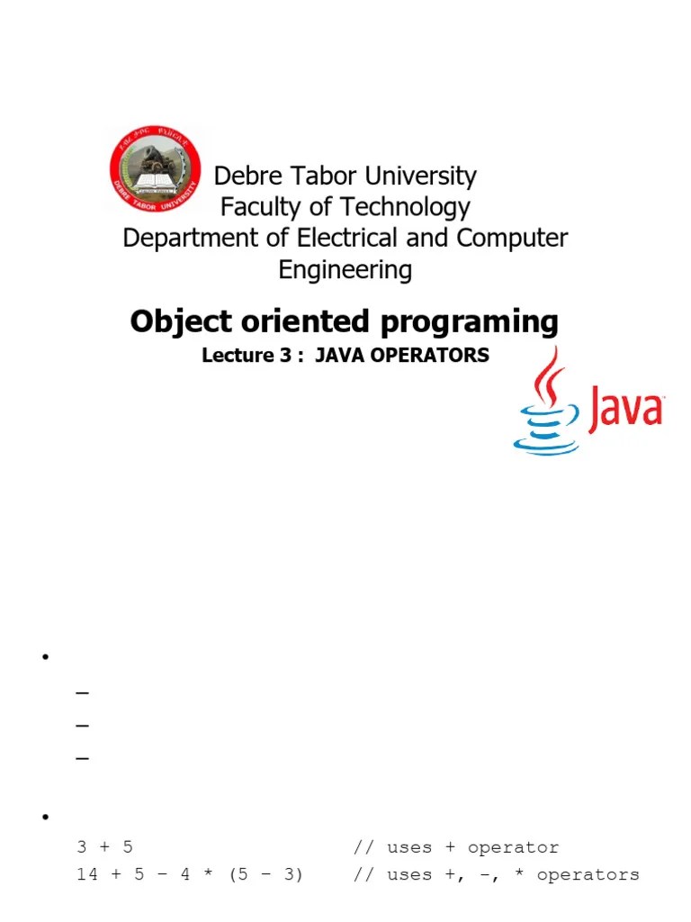 Lecture -3 | PDF | Boolean Data Type | Integer (Computer Science)